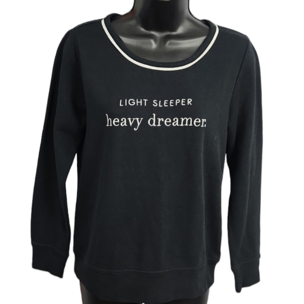 Kate Spade New York Light Sleeper heavy dreamer Sleep Top - Picture 5 of 10